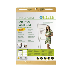 Bloco de Papel Autoadesivo Flipchart Pad (Pack 2 Unidades)