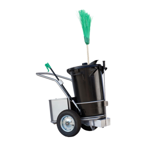 Carro de Limpeza Urbana – Aço Inox Escovado – 95L