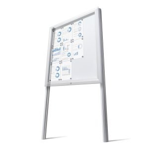 Postes para Vitrina Exterior | Inserção direta no solo (2500 mm)