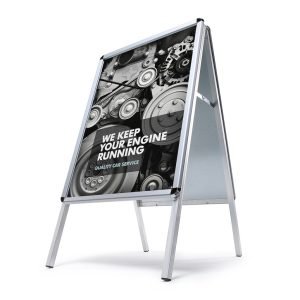 Cavalete Publicitário A2 para Exterior – Resistência e Visibilidade