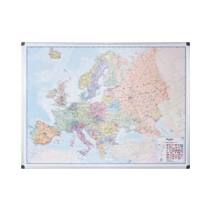 Quadro Maya Magnético Mapa da Europa 1200 x 900 mm