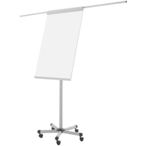 Quadro Branco Móvel Magnético 70x100cm C/ Rodas Pro